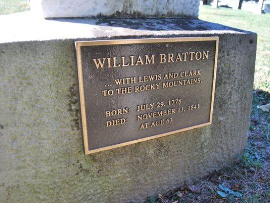 William Bratton’s headstone - Old Pioneers Cemetery, Waynetown, Indiana